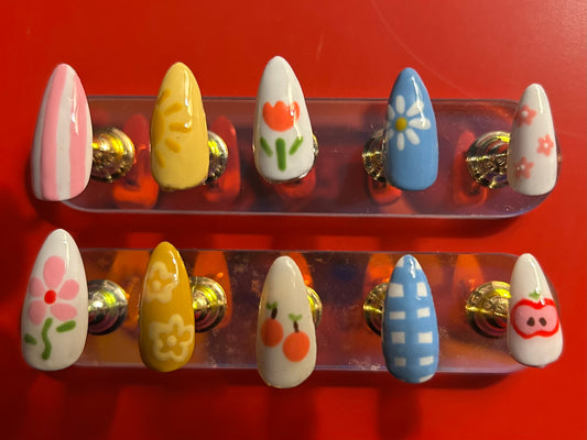 Garden Party Press-Ons