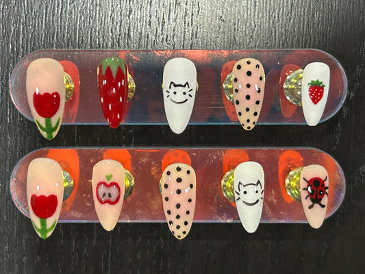 Strawberry Fields Press-Ons