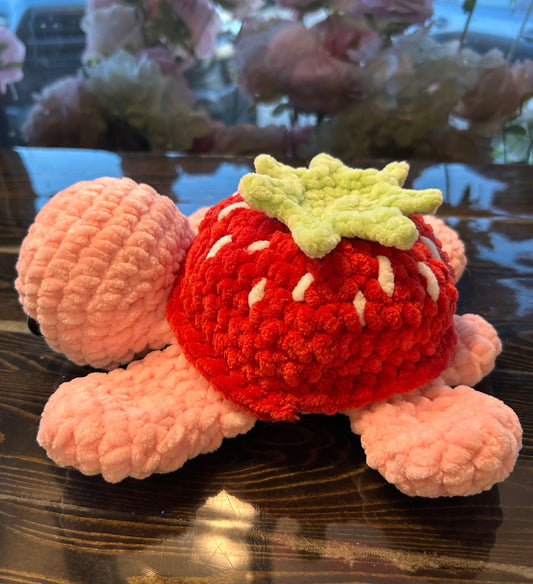 Strawberry Turtle Plushie