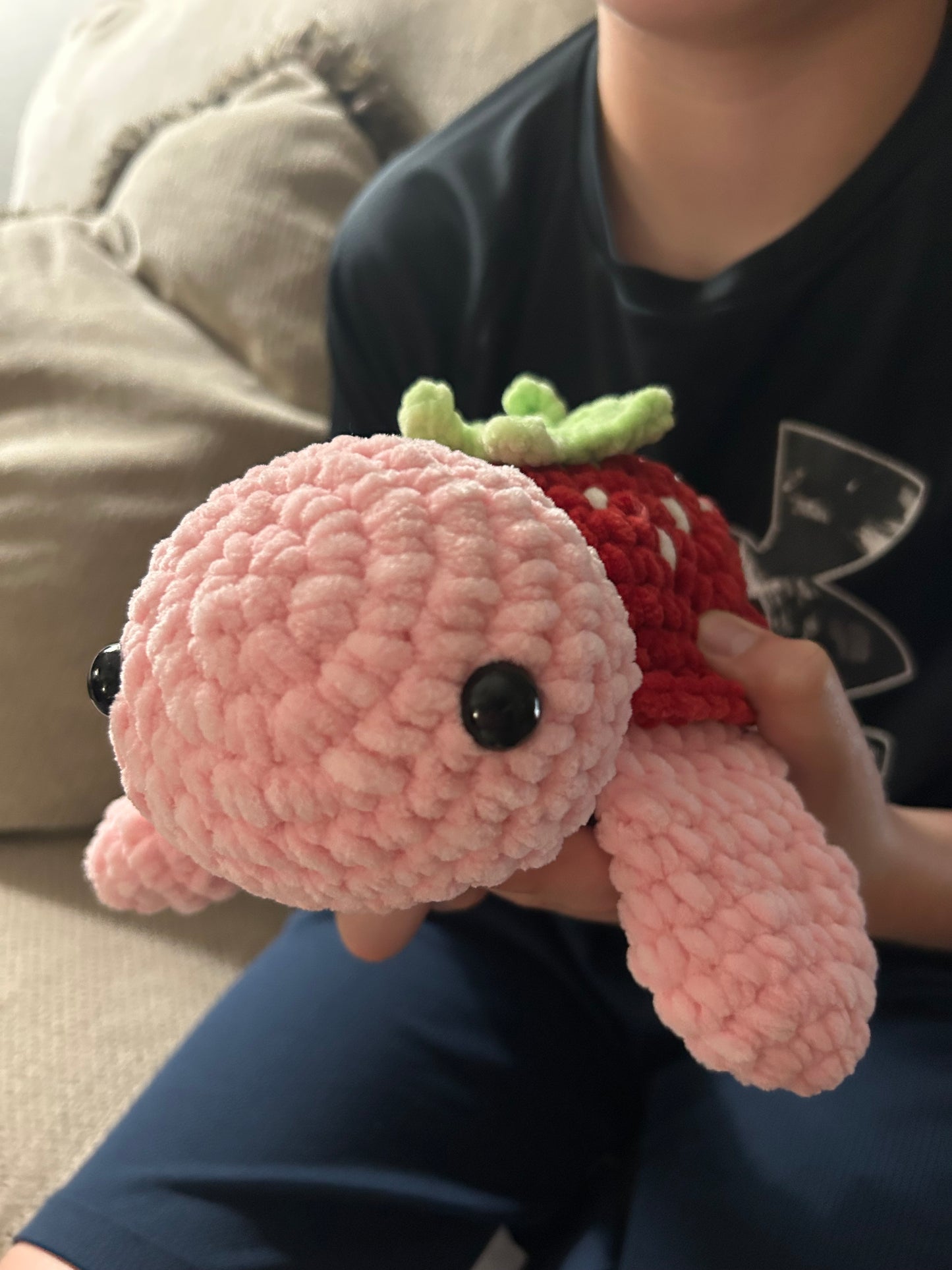 Strawberry Turtle Plushie